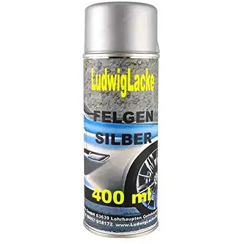 Felgenlack Silber von Ludwiglacke in Spraydose 400ml
