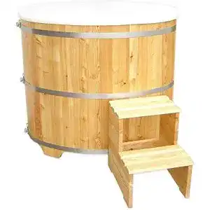 Badezuber Sudorewell Sauna Tauchbecken Tauchbottich aus Lärchenholz