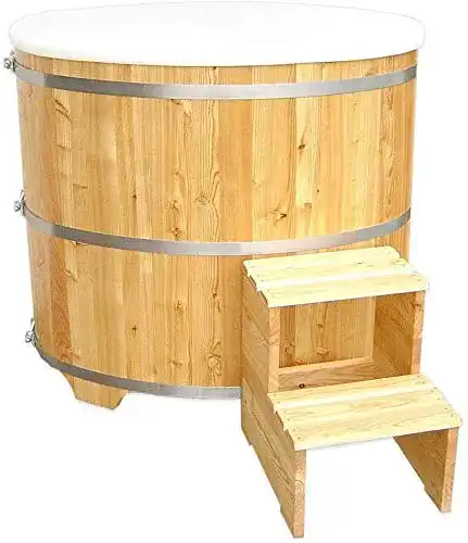 Badezuber Sudorewell Sauna Tauchbecken Tauchbottich aus Lärchenholz