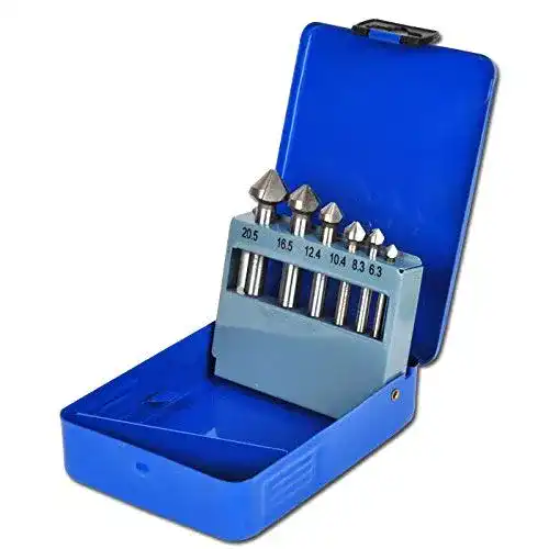 Kegelsenker Set 6-teilig nach DIN 335-C in Metallbox