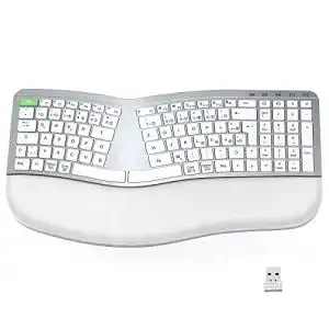 Seenda Ergonomische Kabellose Tastatur mit 2.4G Funktechnologie