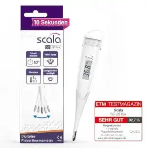 Digitales Fieberthermometer Scala SC 28 mit flexibler Messspitze