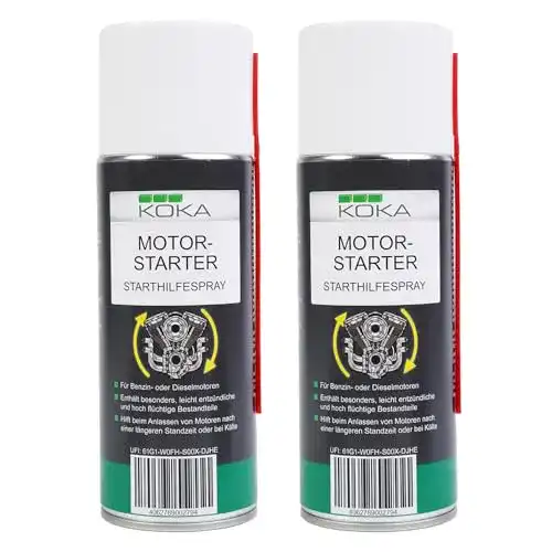 Starthilfespray Koka 400ml für Kaltstart bei Autos
