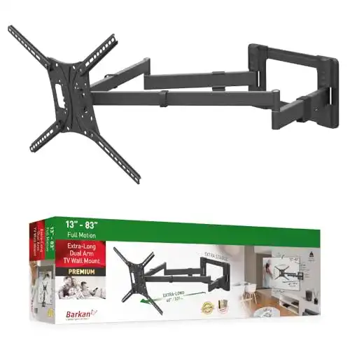 Barkan TV-Wandhalterung 1 Meter für 13 bis 80 Zoll Fernseher