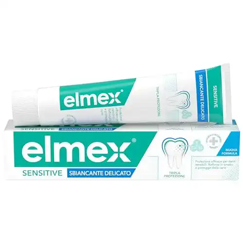 Elmex Zahnpasta für empfindliche Zähne mit Aufhellungseffekt 75 ml