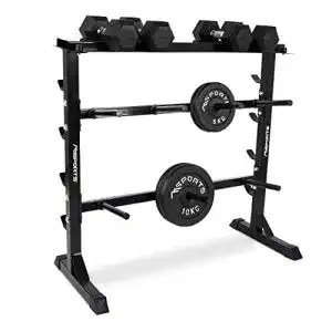 Hantelablage Msports Premium Hantelständer aus Stahl bis 400 kg