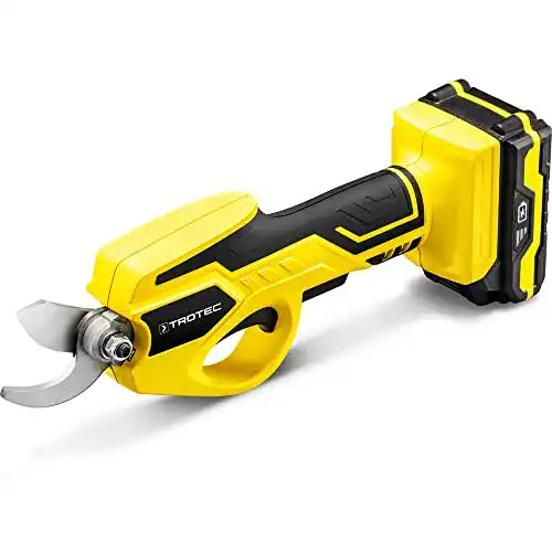 Akkuschere Trotec PGSS 15-20V mit Multi Akku für Gartenarbeiten