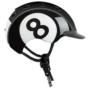Casco Kinder Mini 2 8Ball Fahrradhelm in Schwarz, Größe S