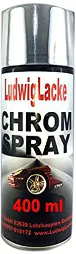 Felgenlack Silber Ludwiglacke Chromspray 400 ml mit Spiegeleffekt