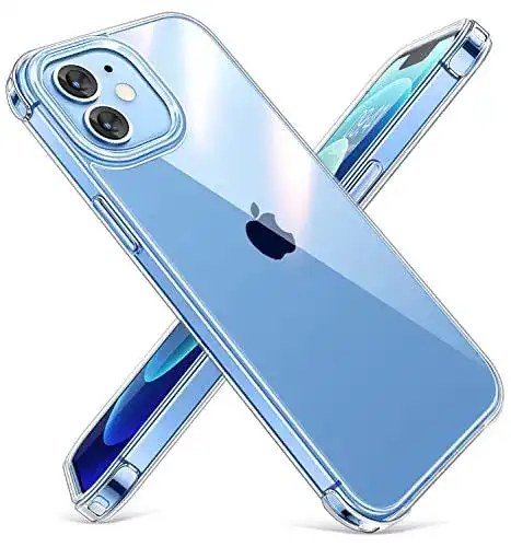 Transparente iPhone 12 Hülle von CANSHN – Schutzhülle für iPhone 12 und 12 Pro
