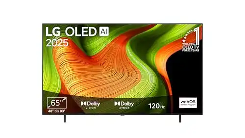 LG OLED65B59LA 65 Zoll 4K OLED TV mit AI Prozessor und webOS 25