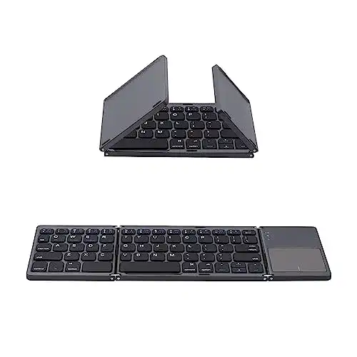 Faltbare Bluetooth 5.0 Tastatur mit Touchpad von Mcbazel