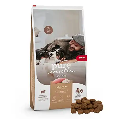 Mera Hundefutter Pure Sensitive Puppy mit Truthahn und Reis