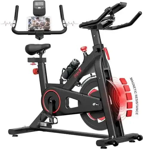 Indoor Bike Dripex Heimtrainer mit magnetischem Widerstand für Zuhause