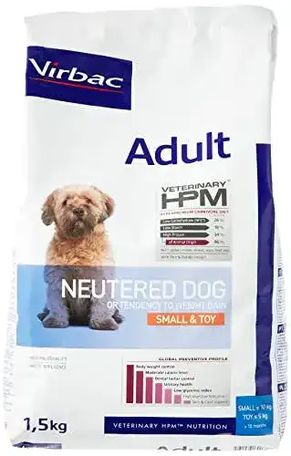 Virbac Hundefutter Veterinary HPM Canine Adult Neutered Small Toy 1,5kg