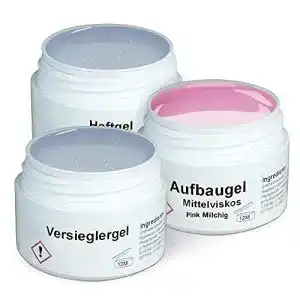 UV-Gel Set von GS-Nails – 3x 15ml für Nail-Art und Nagel-Design