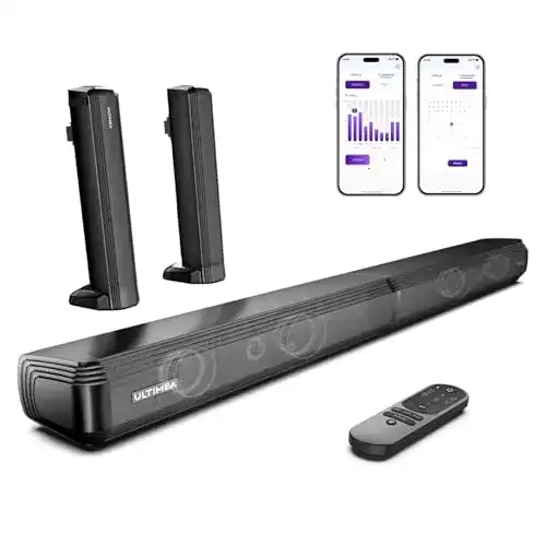 Soundbar bis 200 Euro von Ultimea 2.2 für TV-Geräte mit VoiceMX