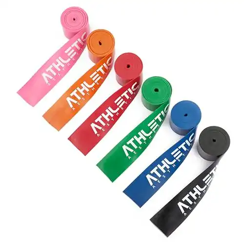 Flossing Band Athletic Aesthetics mit Tasche und Übungsanleitung