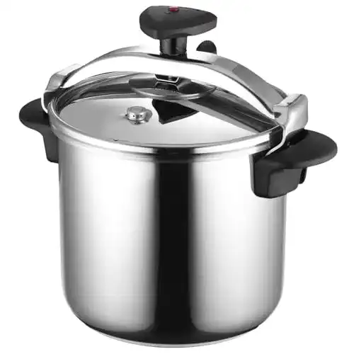 Schnellkochtopf 10 Liter Magefesa Star Recta aus Edelstahl