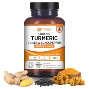 Kurkuma-Ingwer-Kapseln von Prowise Healthcare mit Curcumin und Pfeffer
