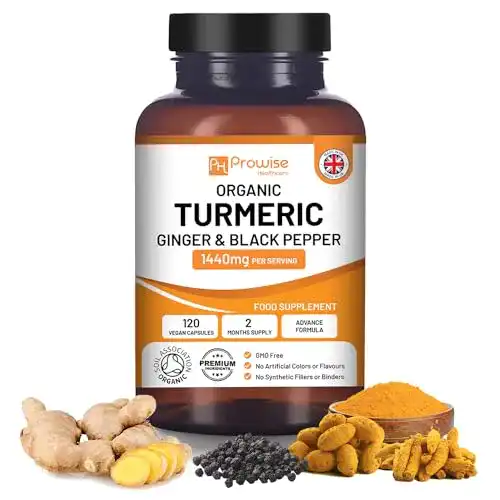 Kurkuma-Ingwer-Kapseln von Prowise Healthcare mit Curcumin und Pfeffer
