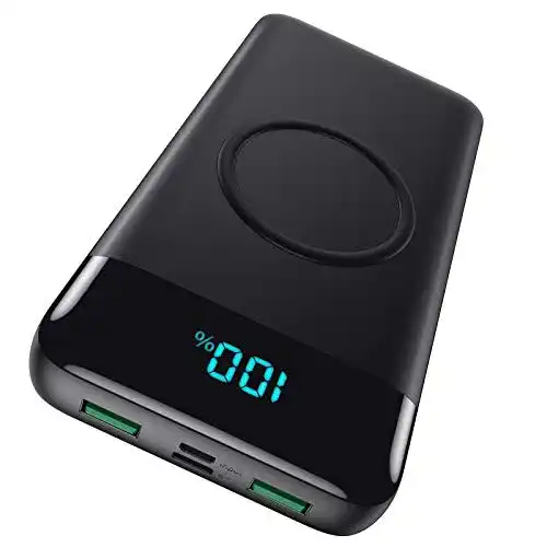Qi-Powerbank Axneb 25W PD3.0 Wireless Powerbank mit 26.800mAh