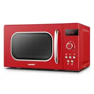 Retro-Mikrowelle Comfee CMSRO 20 di rd mit 8 Automatikmenüs