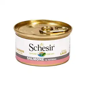 Schesir Cat Natural Lachs Katzenfutter nass im eigenen Saft 24 x 85 g