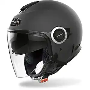 Airoh Helm Mototopgun HE29 für Herren, Anthrazit Matt, Größe XL