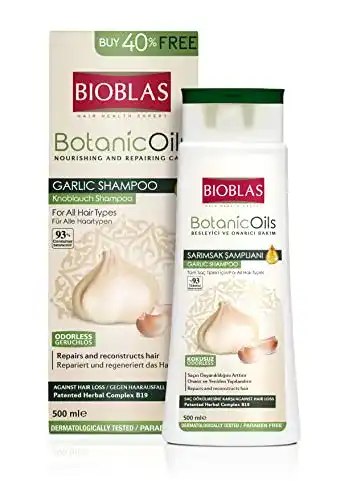 Männer Shampoo gegen Haarausfall Bioblas Knoblauch Shampoo 500 ml