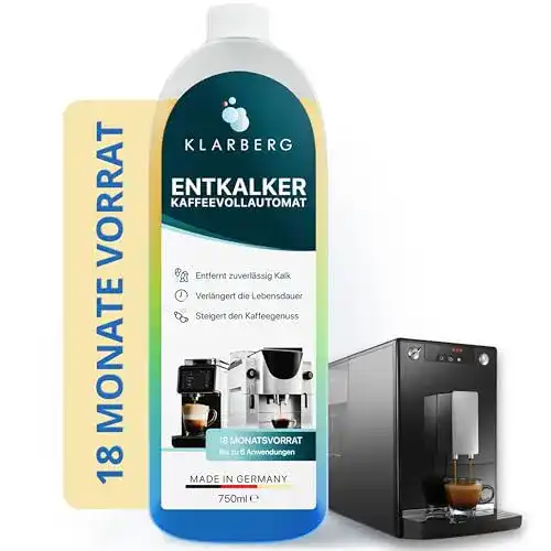 Flüssigentkalker Klarberg für Kaffeevollautomaten und andere Geräte