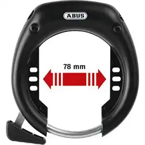 Rahmenschloss Abus Shield 5650L NR Schwarz mit abziehbarem Schlüssel