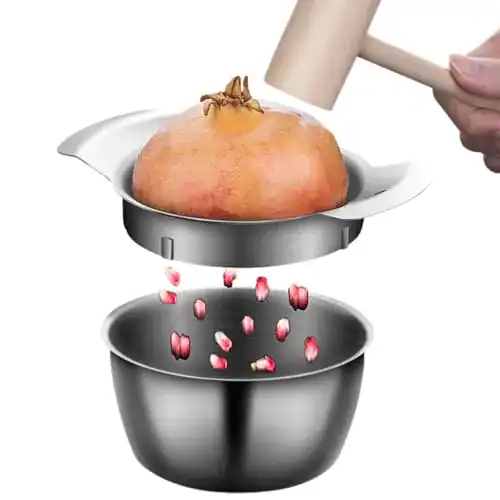 Granatapfel Entkerner aus Edelstahl Effizientes Schälen und Entkernen
