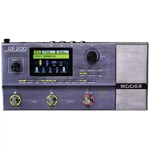 Mooer GE200 Gitarren-Effektgerät Multi-Effect Pedal in Grau
