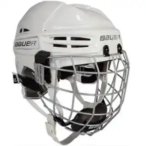 Eishockey-Helm Bauer RE-AKT 100 Combo für Kinder in Weiß