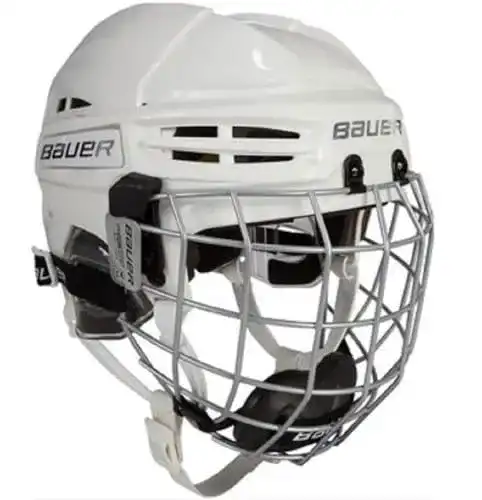 Eishockey-Helm Bauer RE-AKT 100 Combo für Kinder in Weiß