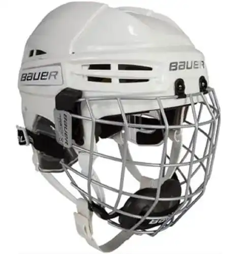 Eishockey-Helm Bauer RE-AKT 100 Combo für Kinder in Weiß