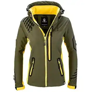 Softshelljacke Damen Rock Creek Windbreaker für Outdoor-Aktivitäten