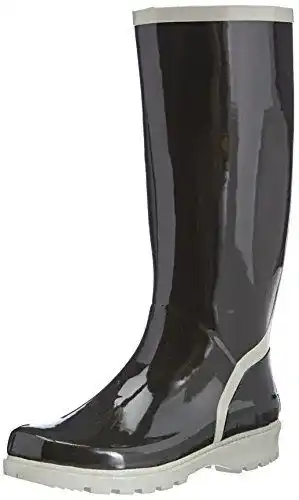 Playshoes Gummistiefel Damen in Schwarz/Grau