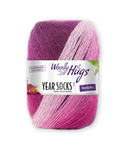 Sockenwolle Woolly Hugs Year Socks Farbe 04 APR 100g