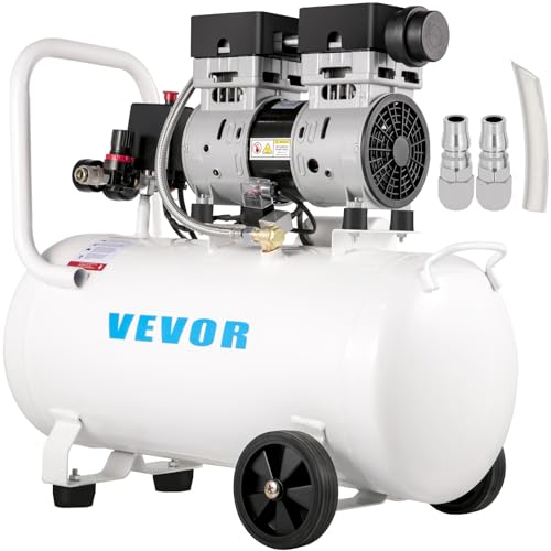 Vevor Flüsterkompressor 50 L, ölfrei und leise für verschiedene Anwendungen