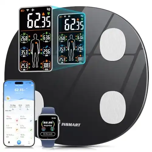 Körperfettwaage INSMART mit App zur Gesundheitsüberwachung
