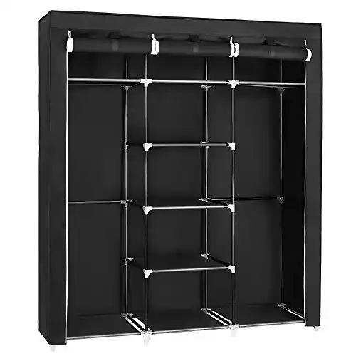 Stoffschrank von SONGMICS – Faltbare Garderobe für Ordnung