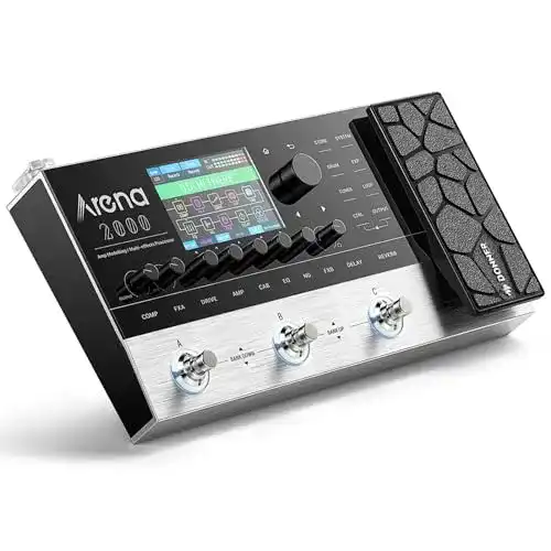Multieffektgerät für Gitarre Donner Arena2000 mit 278 Effekten