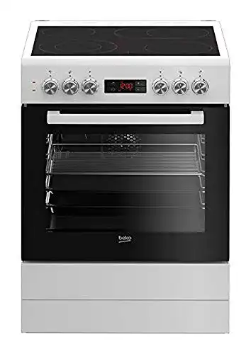 Beko FSM67320GWS Freistehender Elektroherd mit 72l Nutzvolumen