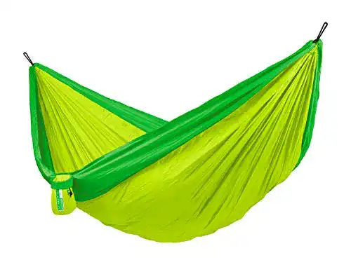 La Siesta Colibri 3.0 Palm Doppel-Reisehängematte mit Befestigung