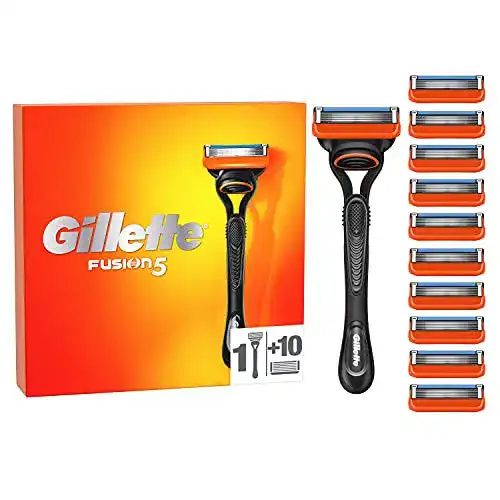 Gillette Fusion 5 Nassrasierer für Herren mit 11 Rasierklingen