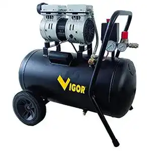 Vigor 5635017 50-Liter Silent Kompressor für Druckluftanwendungen
