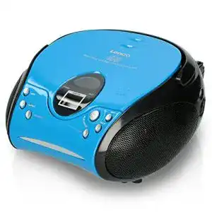 Lenco SCD-24 CD-Player in Blau und Schwarz