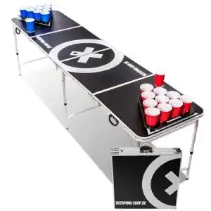 Beer Pong Tisch BeerCup Classics mit Zubehör für Parties